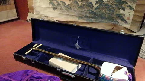 Antique Japanese Shamisen 1914