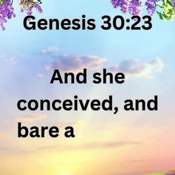 "God Removes Rachel’s Disgrace" Genesis 30:23.