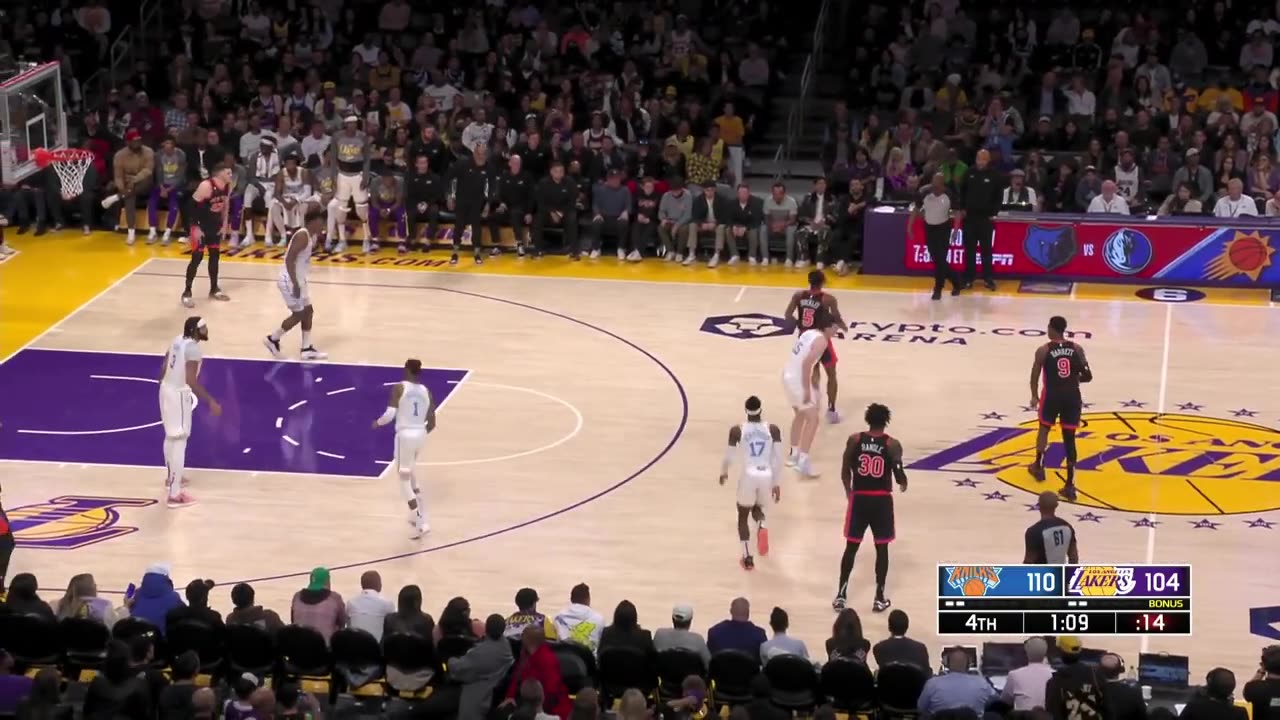 DUMBEST ENDING! Los Angeles Lakers vs New York Knicks Final Minutes ! 2022-23 NBA Season