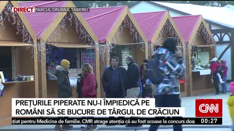 Preţuri piperate la Târgul de Crăciun din Bucureşti