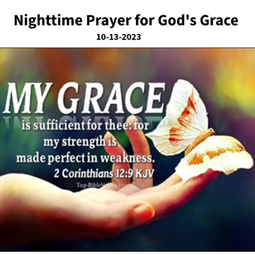 Nighttime Prayer for God's Grace #youtubeshorts #grace #jesus #mercy #faith #blessed #fyp #love #joy