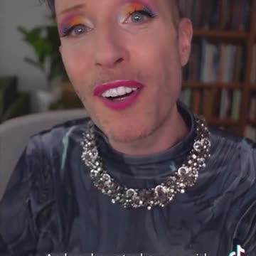 Tranny TikTok Groomer Spews Anti-Science Rhetoric In Attempt To Mess Up Kids Minds