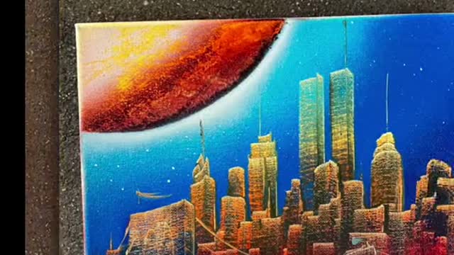 #uniquart #artworkdisplay #spraypaintart