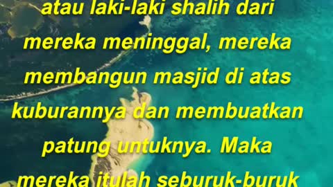 Mereka adalah suatu kaum yang jika ada hamba shalih atau laki-laki shalih dari mereka