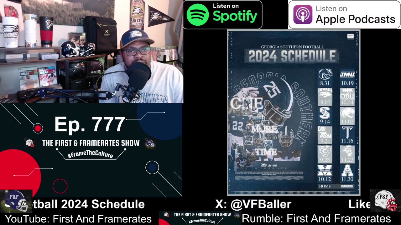 Ep. 777 The Georgia Southern Football 2024 Schedule