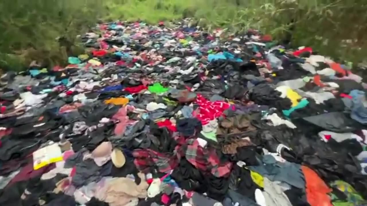 “THE MATTRESS” IS WHAT THE TEXAS NATIONAL GUARDSMEN CALL THIS MASSIVE DEBRIS FIELD ON THE BANK...