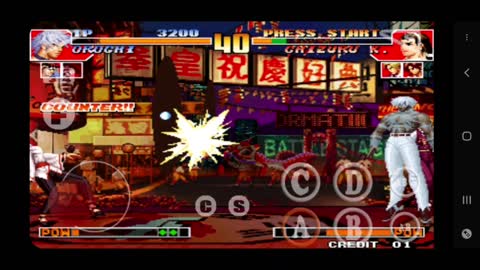 Como Sacar A Los Jefes En KOF 97 Original con 1 paso (con orochi incluido)