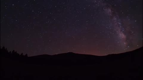 Beautiful Time Lapse Night Sky