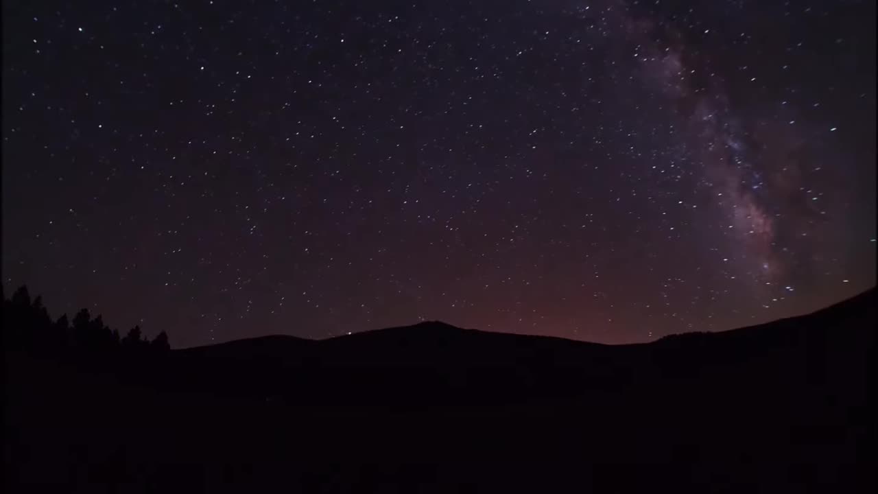 Beautiful Time Lapse Night Sky