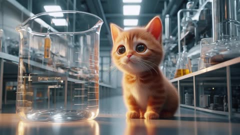 The Adventure of Micro Kitten 😸#ai #cat #cute