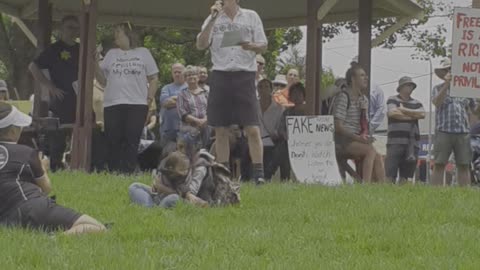 A Teacher Gives A Passionate Speech At The Toowoomba Rally 27/11/21