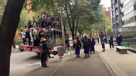 Policía contuvo ingreso de minga indígena