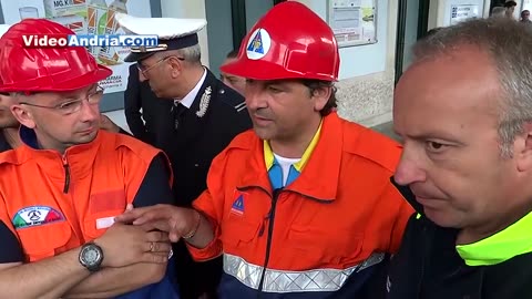 Rescue exercise after train accident - Esercitazione di Protezione Civile disastro ferroviario