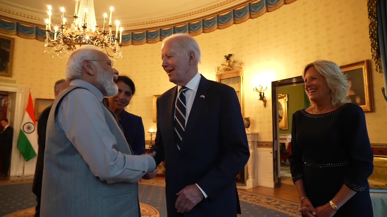 Special moments from PM Modi's warm welcome at the White House