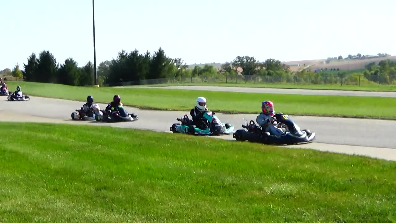 61 Kartway Fall Challenge | Senior Qualifying Heat Kart Race