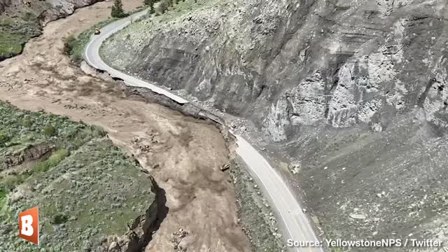 "Hazardous Situation:" Major Flooding Wipes Out Roads in Yellowstone