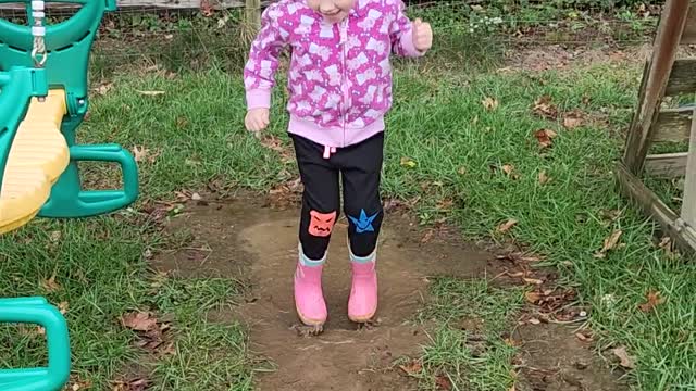 Jumping In Muddy Puddles