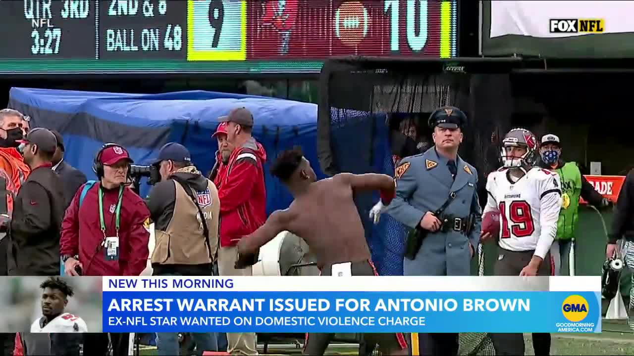 Former NFL star Antonio Brown wanted by Tampa police GMA