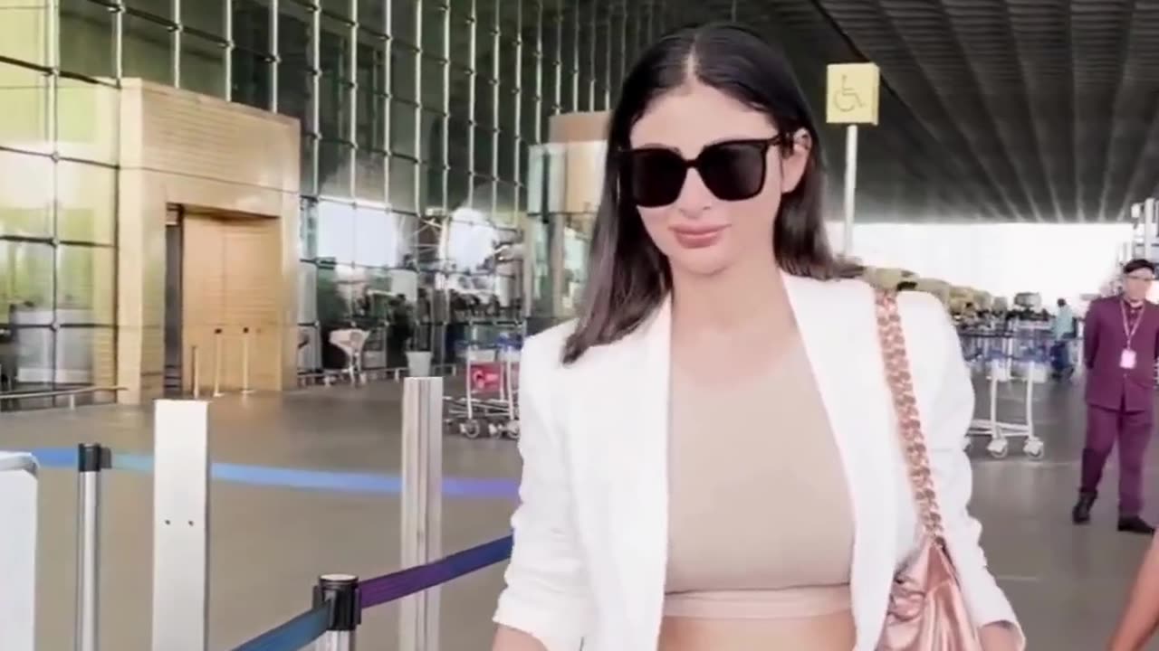 Mouni Roy Spotted at Airport #mouniroy #short #youtubeshort #shorts