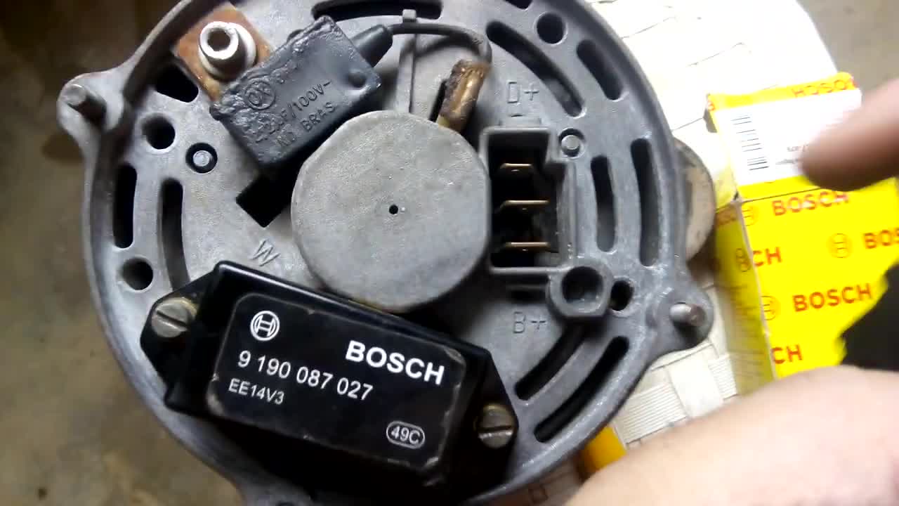 Alternador e regulador de voltaem VW. Linha AP.