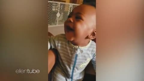 Baby laughing video amazing