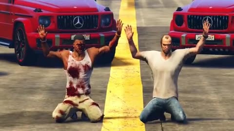 GTA V MICHAEL SAVING TREVOR FROM DUGGAN BOSS 3