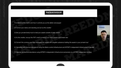 SEVEN STEP PROGRAM THAT TAKES U OUT OF THE MATRIX TO FREEDOM