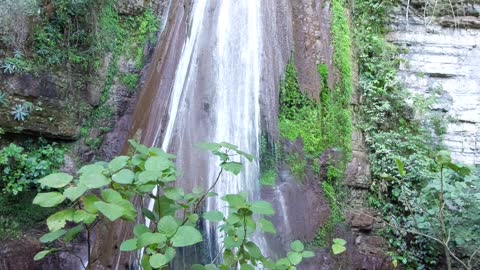 Waterfall in park