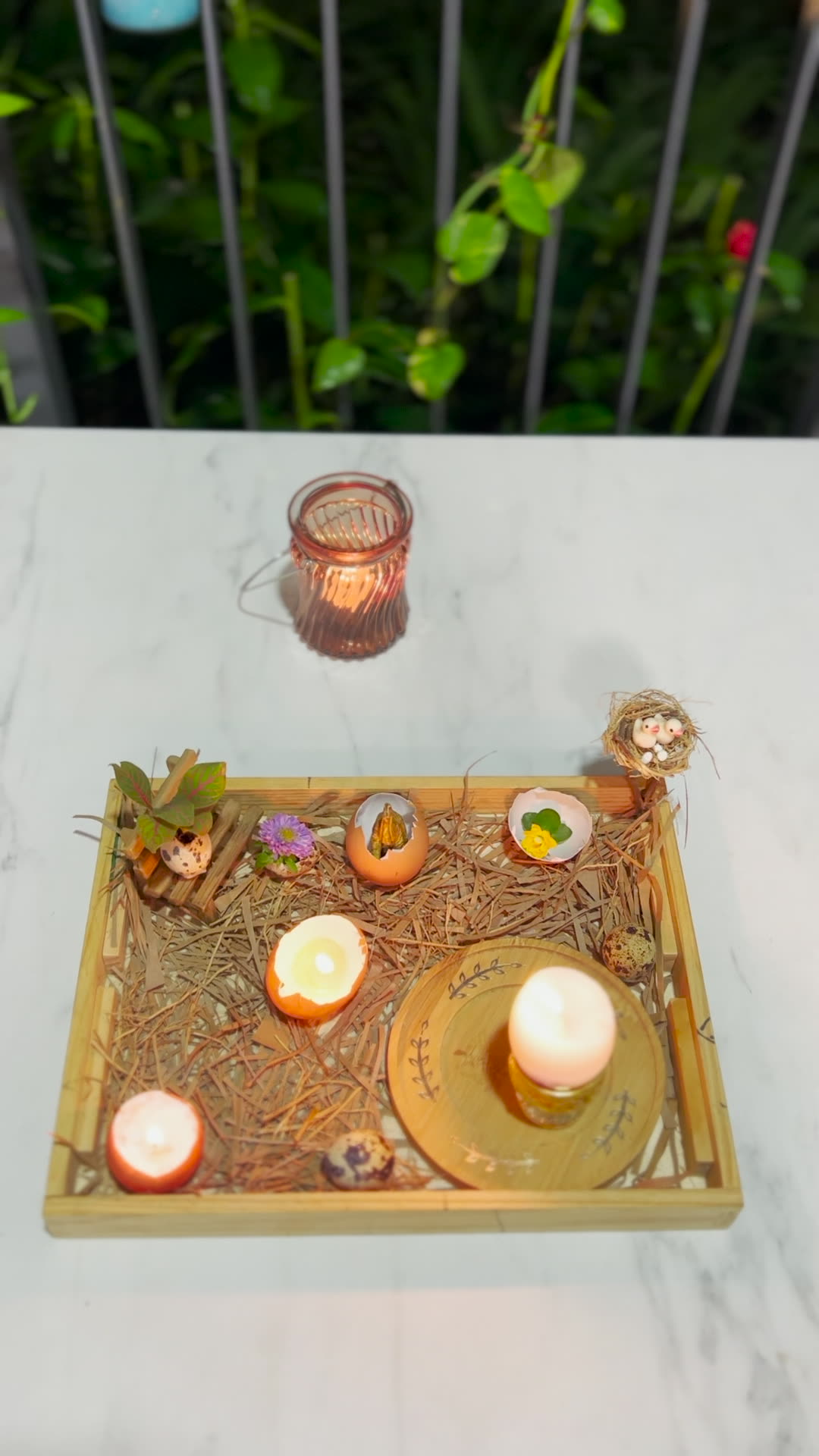 DIY Egg Shell Candle making for Easter