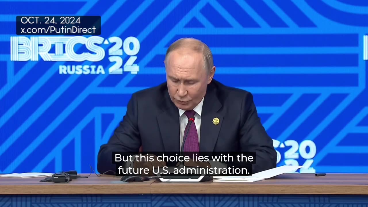 Putin: If the next US administration decides against normalizing relations with Russia, so be it