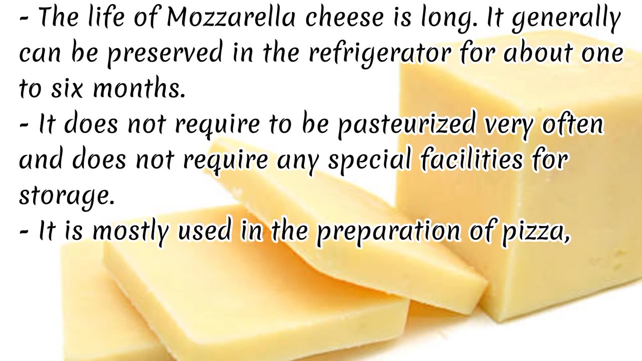 Differences Between Cheese | Mozzarella Cheese| Chadder Cheese