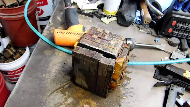 Large core and coil transformer