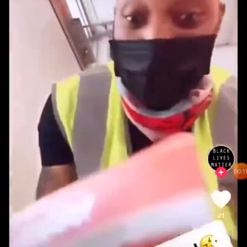 Election Worker Ripping Up Trump Ballots