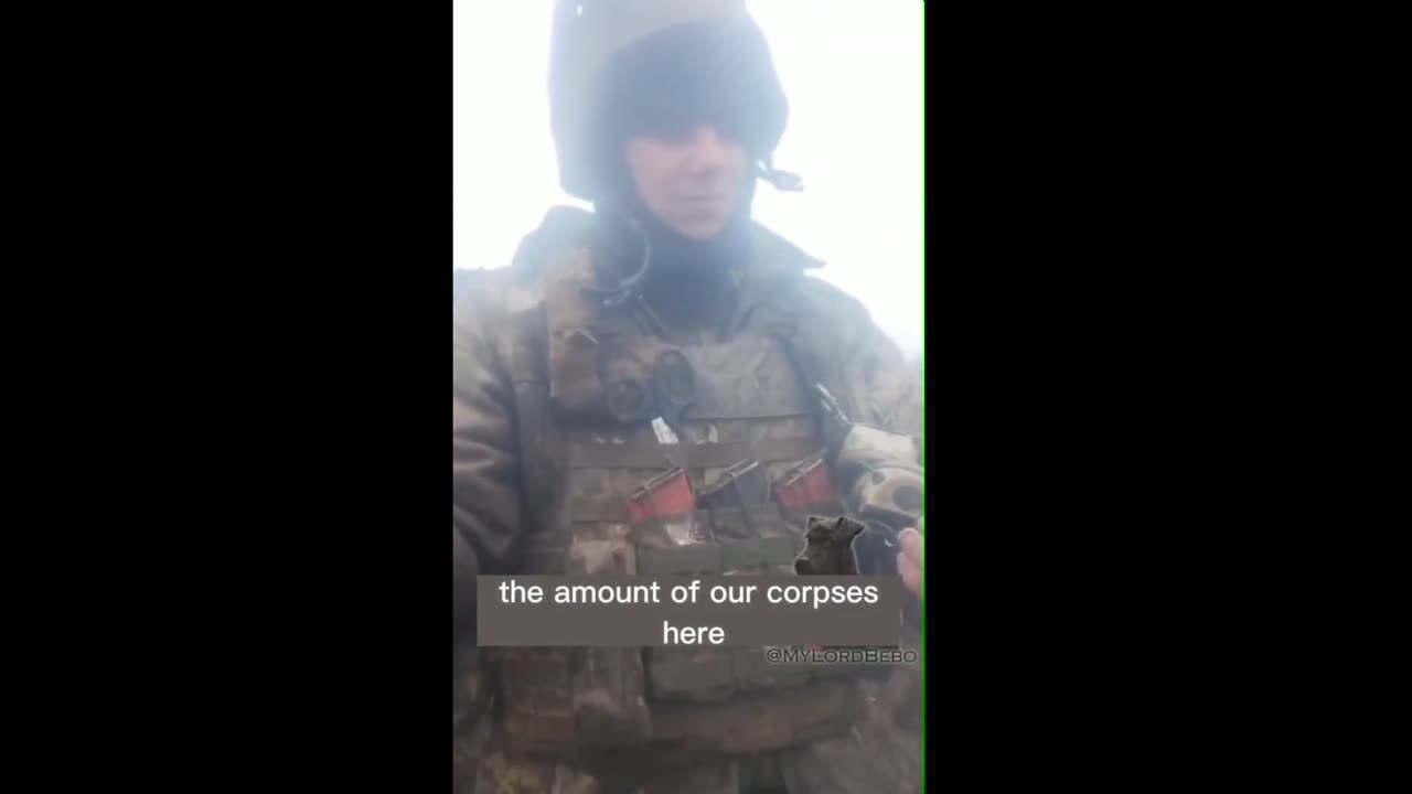 Ukrainian report somewhere in the meat grinder: Left behind enemy lines???