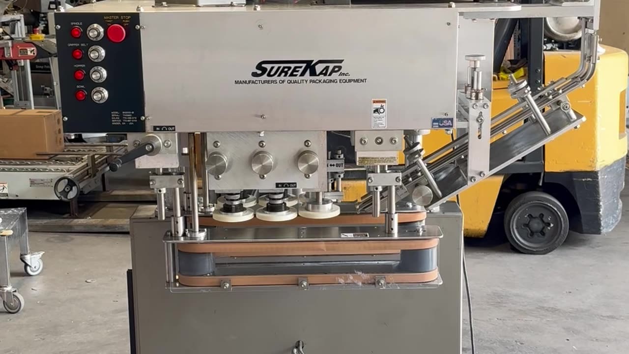 SureKap Model SK6000-18 Inline 6 Spindle Screw Capper