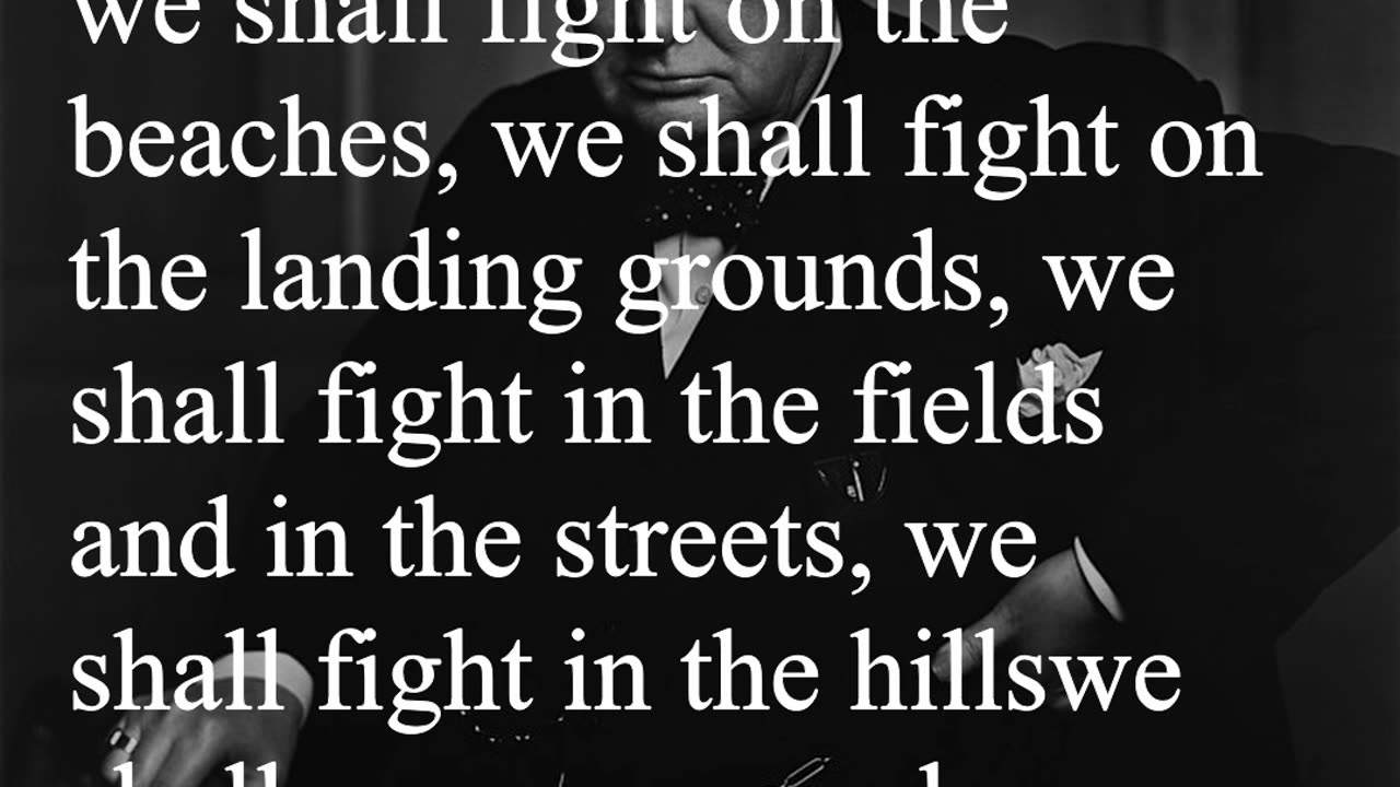 Sir Winston Churchill Quote - We shall defend our island...