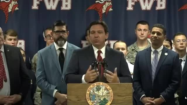 DeSantis Brushes Off Attacks From Trump, Media