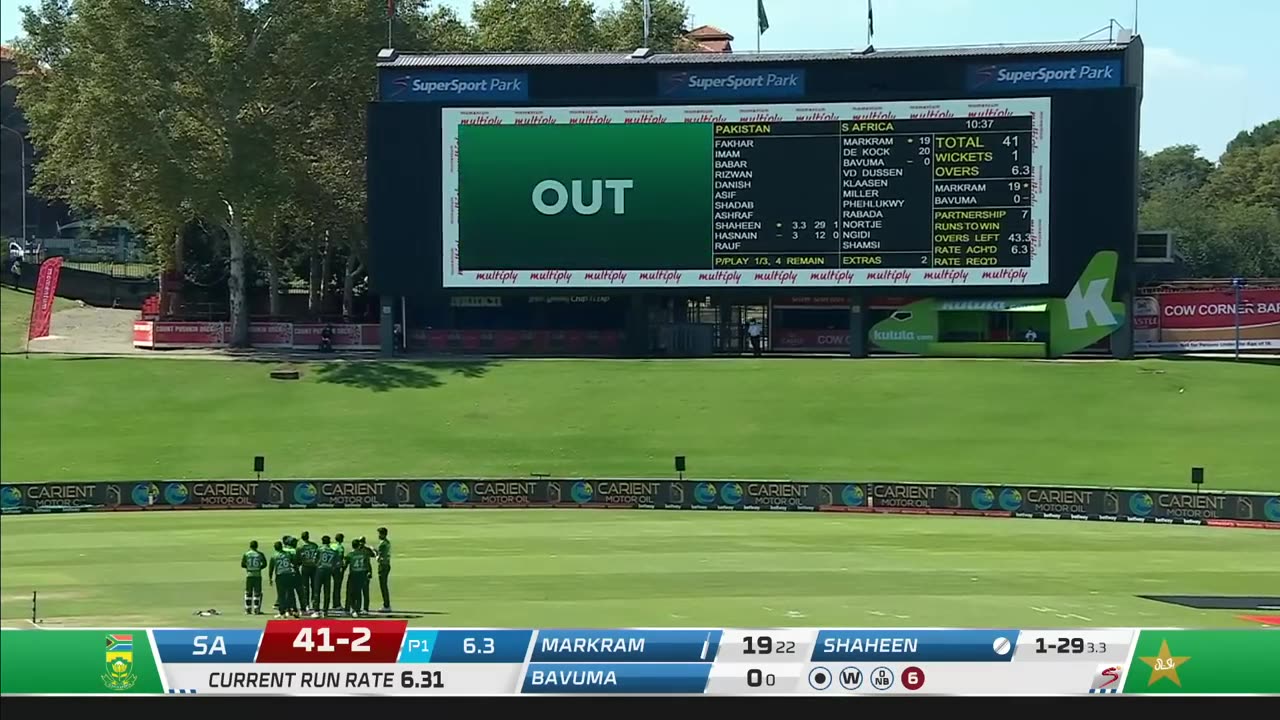 Highlights South Africa vs Pakistan 1st ODI 2021 CSA MJ2A
