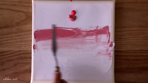Acrylic painting | Pink Cloud Painting | Painting Tutorial for beginners