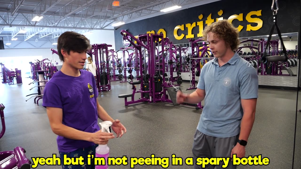 Fake Planet Fitness Employee Prank!