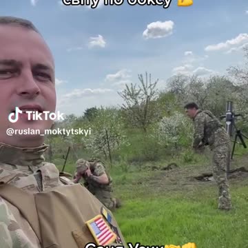 Footage from Ukrainian Mortar Crew