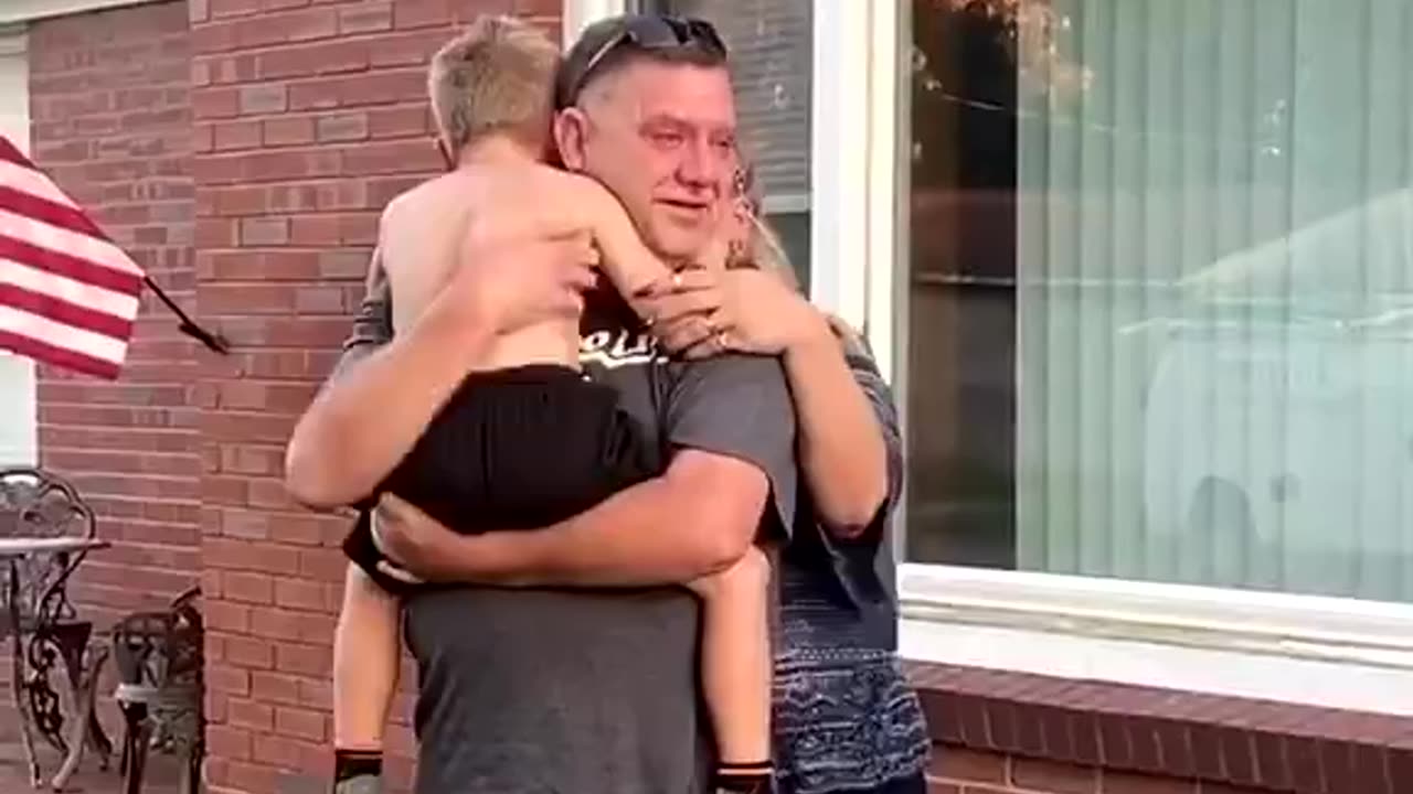 Boy has a tearful reunion with his grandpa after a year part