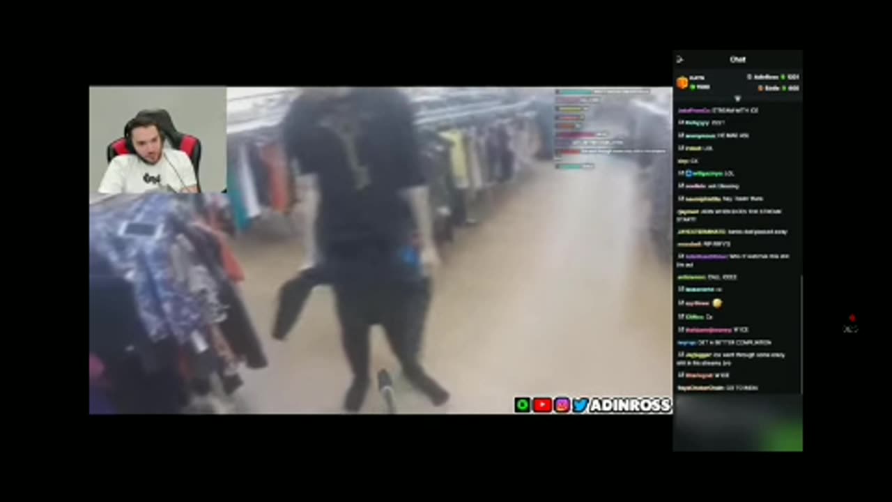 Adin ross react some video past of ice poiseden 4/23/23