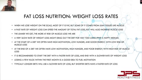 Health and fitness for weight loss