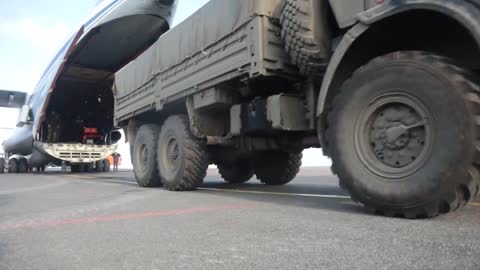 The Russian army delivered 70 tons of humanitarian cargo to Gomel for citizens of Ukraine