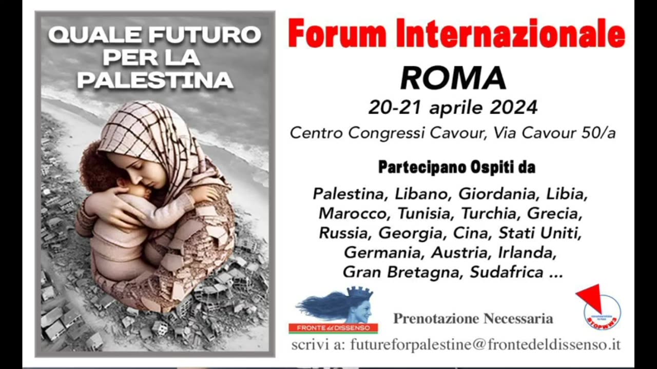 Aspettando il forum Internazionale per la Palestina