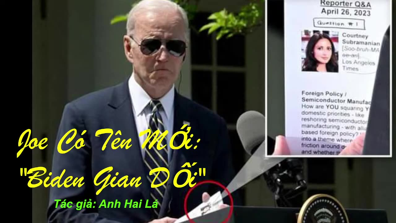 JOE CÓ TÊN MỚI: "BIDEN GIAN DỐI"