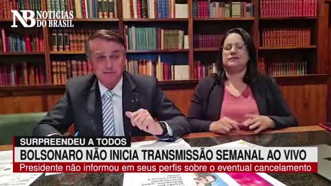 Bolsonaro surpreende e tradicional Live Semanal não é transmitida