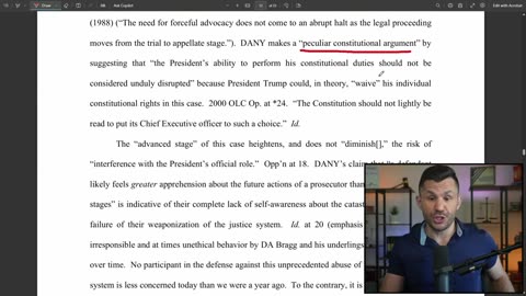 Robert Gouveia Esq. - Trump Nominee DESTROYS NY Prosecutor's Last Ditch Effort