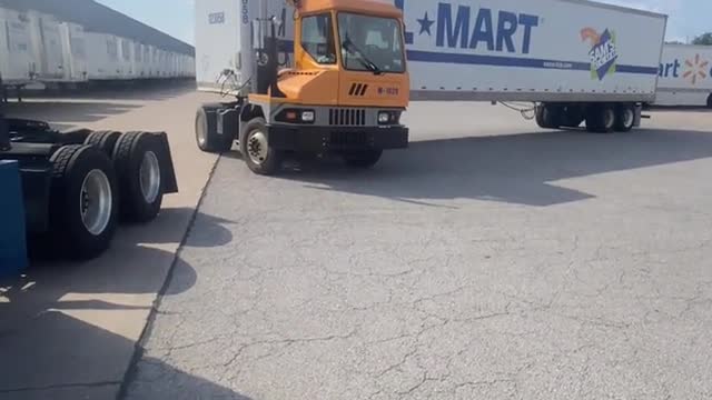 Walmart's driver knocked it over. Today's steering wheel is extremely hot.